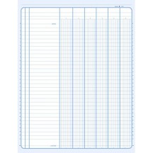 ELVE Piqre comptable, 6 colonnes sur 1 page, 320 x 240 mm