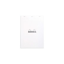 RHODIA Bloc agraf No. 18, format A4, quadrill 5x5, blanc
