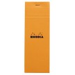 RHODIA Bloc agraf No. 8, 74 x 210 mm, quadrill, orange