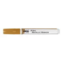KREUL Acryl Metallic Marker Medium, pointe ronde, or