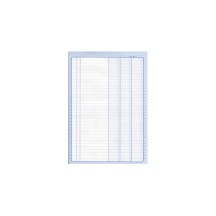 ELVE Piqûre comptable 8 colonnes sur 2 pages, 310 x 210 mm