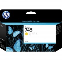 hewlett packard --- jaune 745 130ml designjet/z2600/z5600