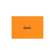 RHODIA Bloc agraf No. 38, format A3+, quadrill 5x5, orange