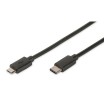 ASSMANN Câble USB 2.0, USB-C mâle - micro USB-B mâle, 1,8 m