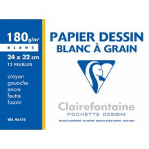 Clairefontaine Papier dessin Blanc