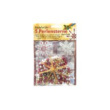 folia Kit d'étoiles en perles, 340 pièces, rouge