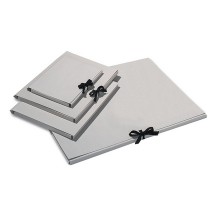 folia Carton à dessin, en carton gris, A4, avec ruban