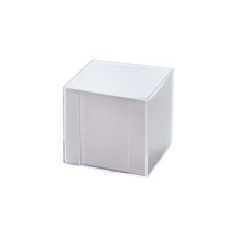 folia Support pour bloc cube, plastique, transparent,