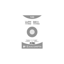 EXACOMPTA Fiches bristol, 125 x 200 mm, quadrill, couleurs