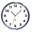ALBA Horloge murale radiopilote HOREXTRARC blanc / argent