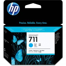 Cartouche Jet d'encre HP N711 Cyan (*3)