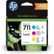 Cartouche Jet d'encre HP N711 (1 Cyan + 1 Magenta + 1 Jaune) (*3)