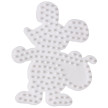 Hama Plaque pour perles midi 'Souris', blanc