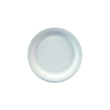 PAPSTAR Assiette en carton, rond, diamètre: 230 mm, blanc