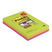 Post-it Bloc-note Super Sticky Notes, ligné, 101 x 152 mm