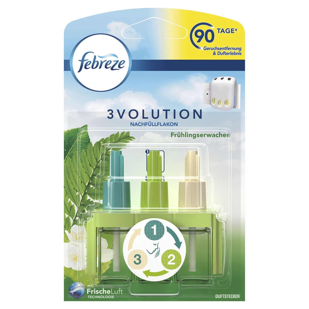 Febreze flacon de recharge 3volution, rosée du matin