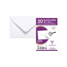 Clairefontaine Enveloppes visite, 90 x 140 mm, blanc