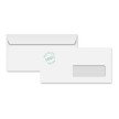 Clairalfa Enveloppes DL, 110x 220 mm, blanc recyclé