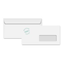 Clairalfa Enveloppes C5, 162 x 229 mm, blanc recyclé