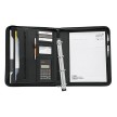 WEDO Porte-documents, A4, avec calculatrice, couleur: noir