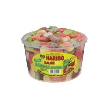 HARIBO Bonbons gÃ©lifiÃ©s aux fruits Langues acides,150 piÃ¨ces