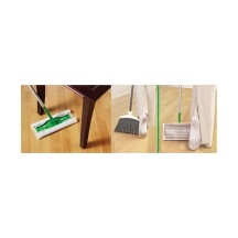 Swiffer Kit de démarrage balai, lingettes humides/sèches