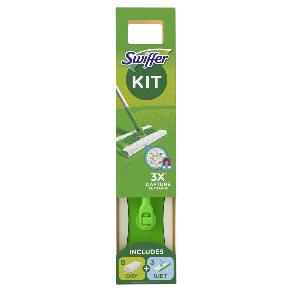 Le Kit De Démarrage Nettoyant Swiffer Balai Attr…