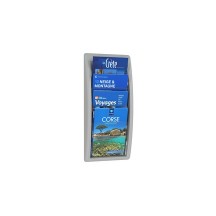 PAPERFLOW Porte-brochures mural Quick fit, A4, anthracite