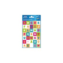 AVERY Zweckform Stickers, lettres, couleurs assorties
