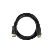 LogiLink Câble de connexion DisplayPort, noir, 7,5 m