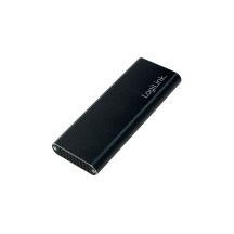 LogiLink Boîtier disque dur M.2 SATA, USB 3.1, noir