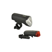 FISCHER Kit d´éclairage LED pour vélo 60/30/15 Lux