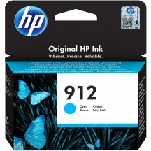 Cartouche Jet d'encre HP N912 Cyan 3YL77AE#BGX