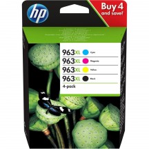 Cartouche Jet d'encre HP N963XL (1 Noir + 1 Cyan + 1 Magenta + 1 Jaune) (*4) 3YP35AE#301