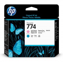 Tte d'Impression HP N774 Magenta / Cyan P2V98A