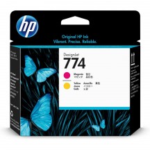 Tte d'Impression HP N774 Magenta / Jaune P2V99A