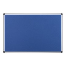 Bi-Office Tableau en feutre ´Maya´, 1.800 x 1.200 mm, blau
