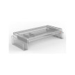 ALBA Support pour écran MESHUP M, fil métallique, gris