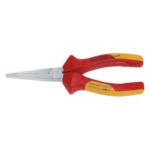 HEYCO Pince plate VDE, droit, L: 160 mm, rouge/jaune