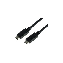 LogiLink Câble USB 3.1, USB-C - USB-C mâle, 0,5 m, noir