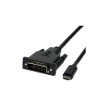 LogiLink Câble de connexion USB-C - DVI, 1,8 m, noir