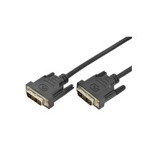 DIGITUS Câble DVI-D 18+1, Single Link, noir, 2,0 m