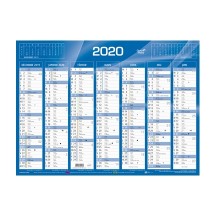 QUO VADIS Calendrier de banque bleu, 270 x 210 mm, 2023
