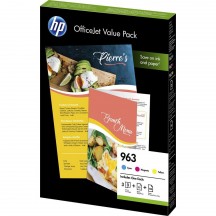 Pack cartouches + papier HP N963 6JR42AE