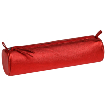 Clairefontaine Trousse CUIRISÉ, cuir, rouge