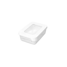 GastroMax Boîte à pain, 1,0 litre, transparent/blanc