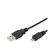 DIGITUS Câble de raccordement USB 2.0, USB-A - USB-B micro