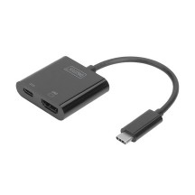 DIGITUS Adaptateur graphique USB 3.1, USB-C - HDMI/USB-C