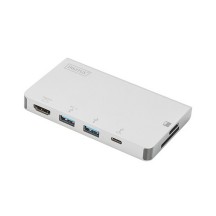 DIGITUS Adaptateur multiport USB 3.0, 6 ports, argent