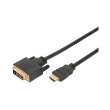 DIGITUS Câble d'adaptateur HDMI, HDMI-A - DVI, 2,0 m, noir